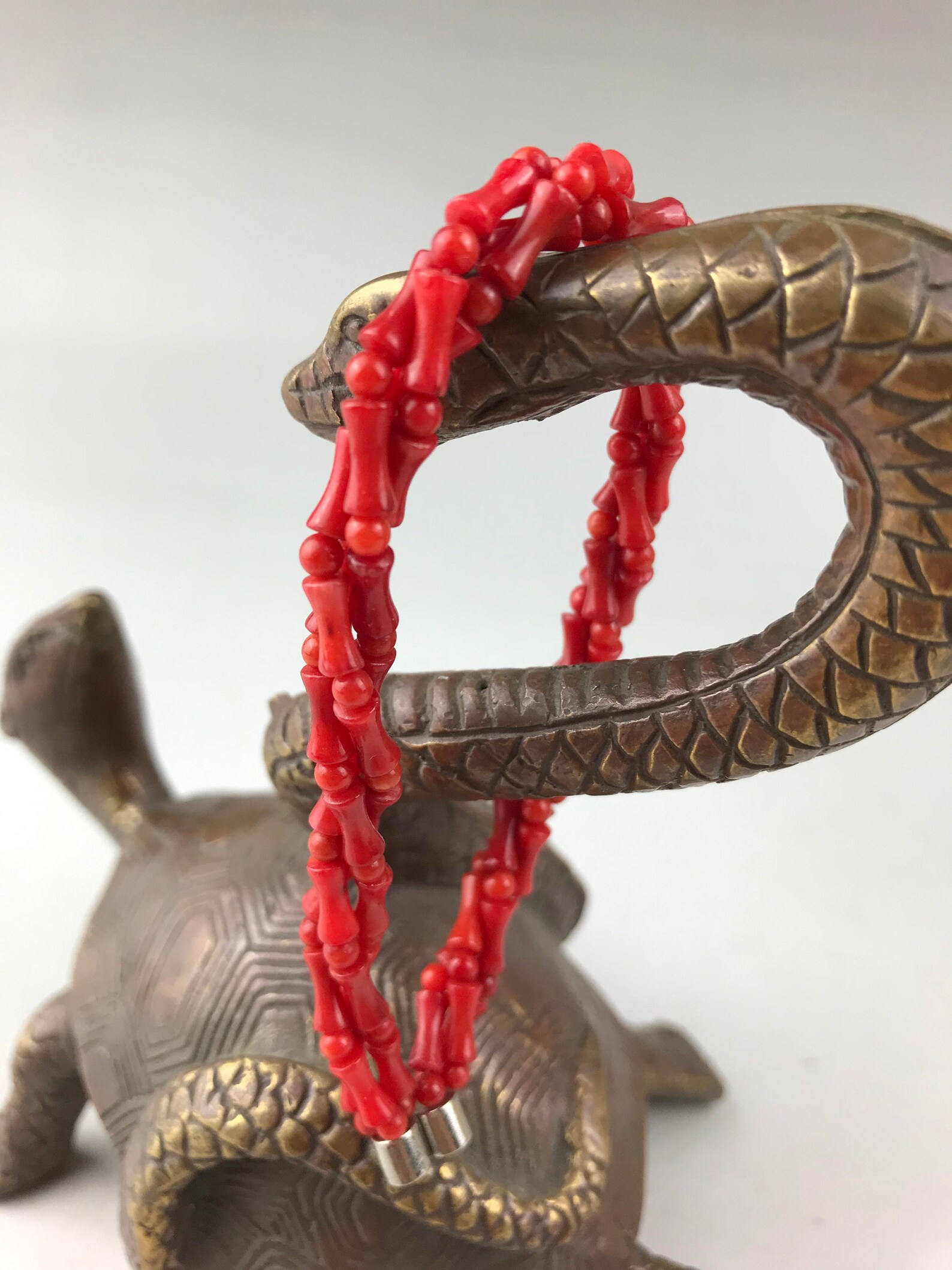 Chinese coral bracelet is natural Etsy