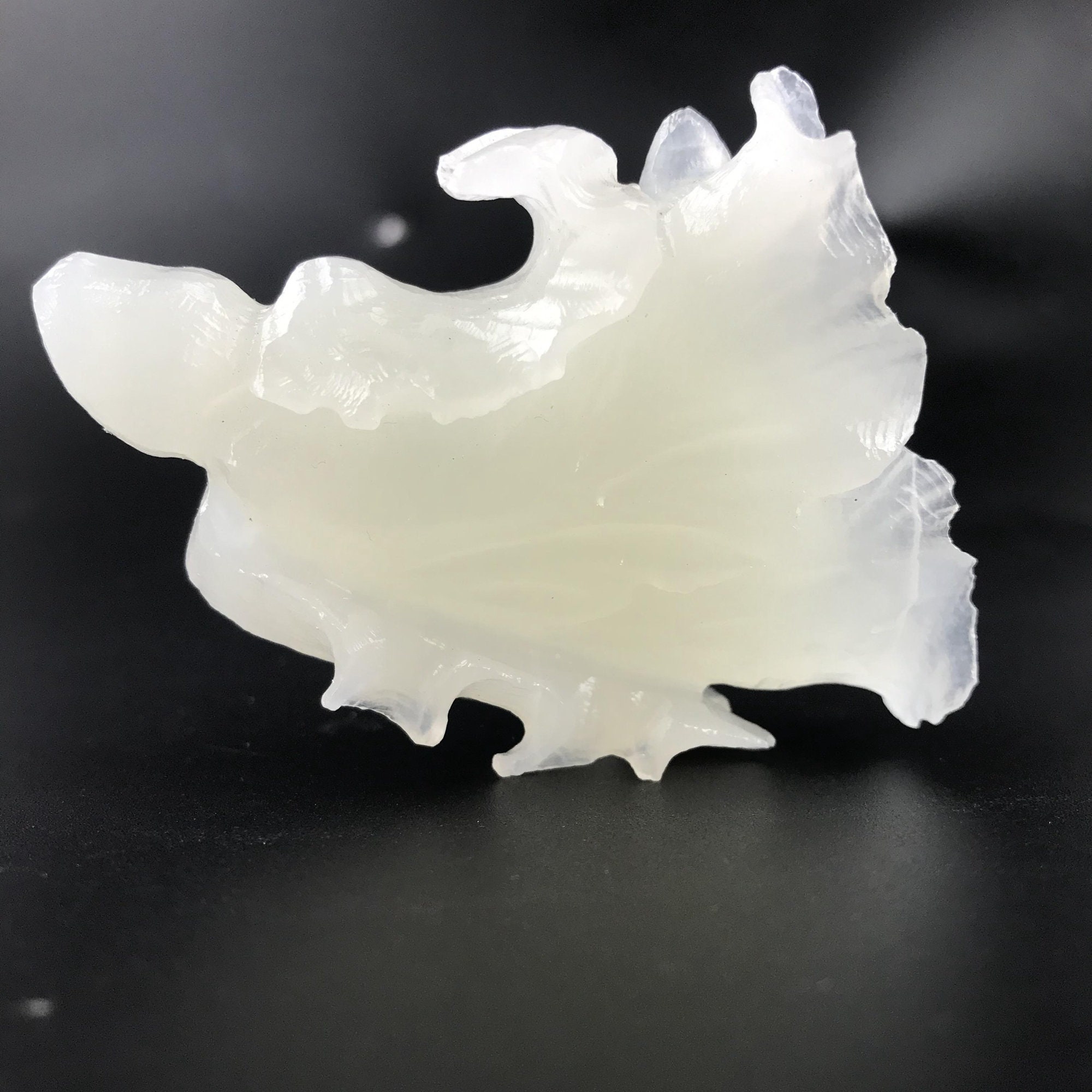 Natural sheep fat white jade handcarved cabbage ornaments Etsy