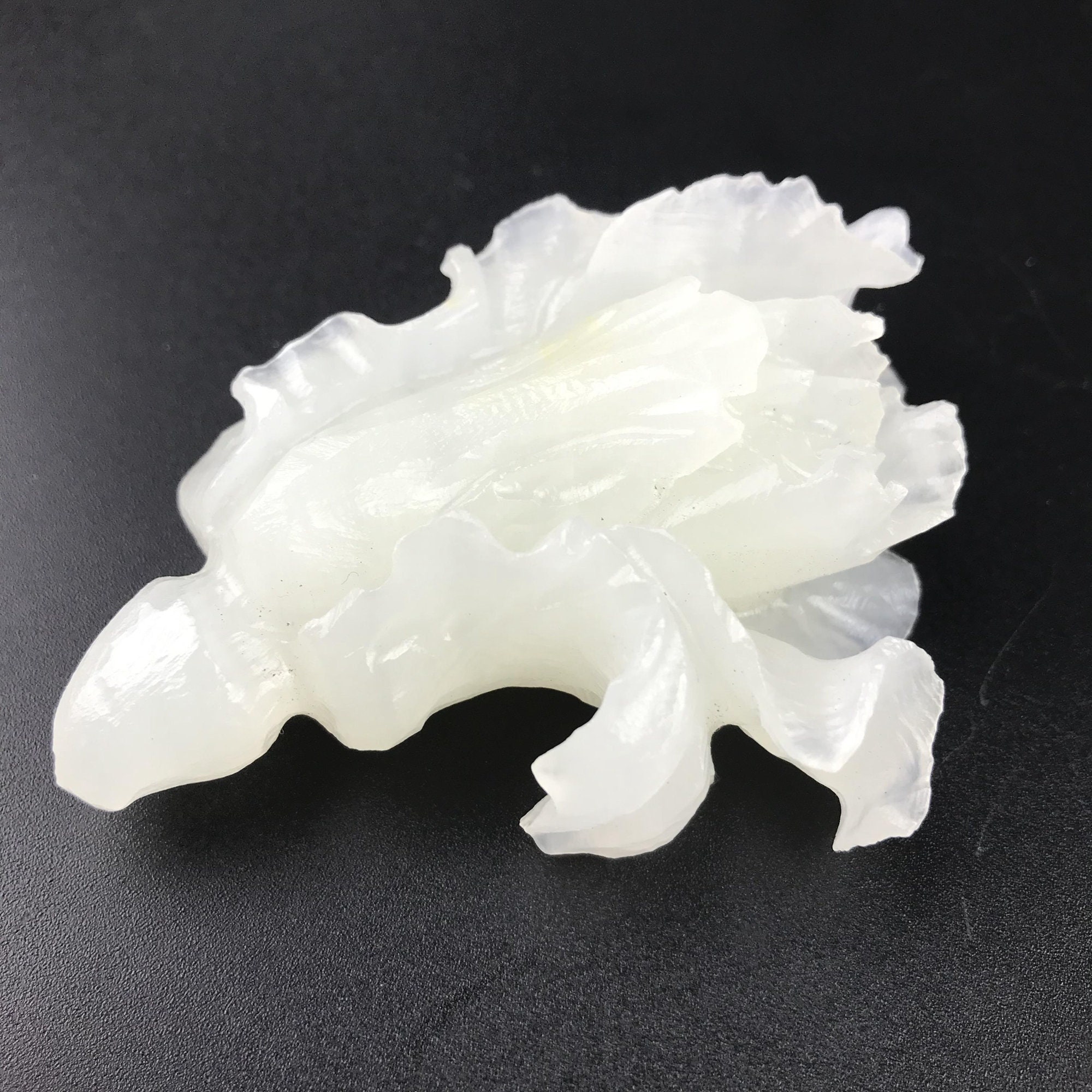 Natural sheep fat white jade handcarved cabbage ornaments Etsy