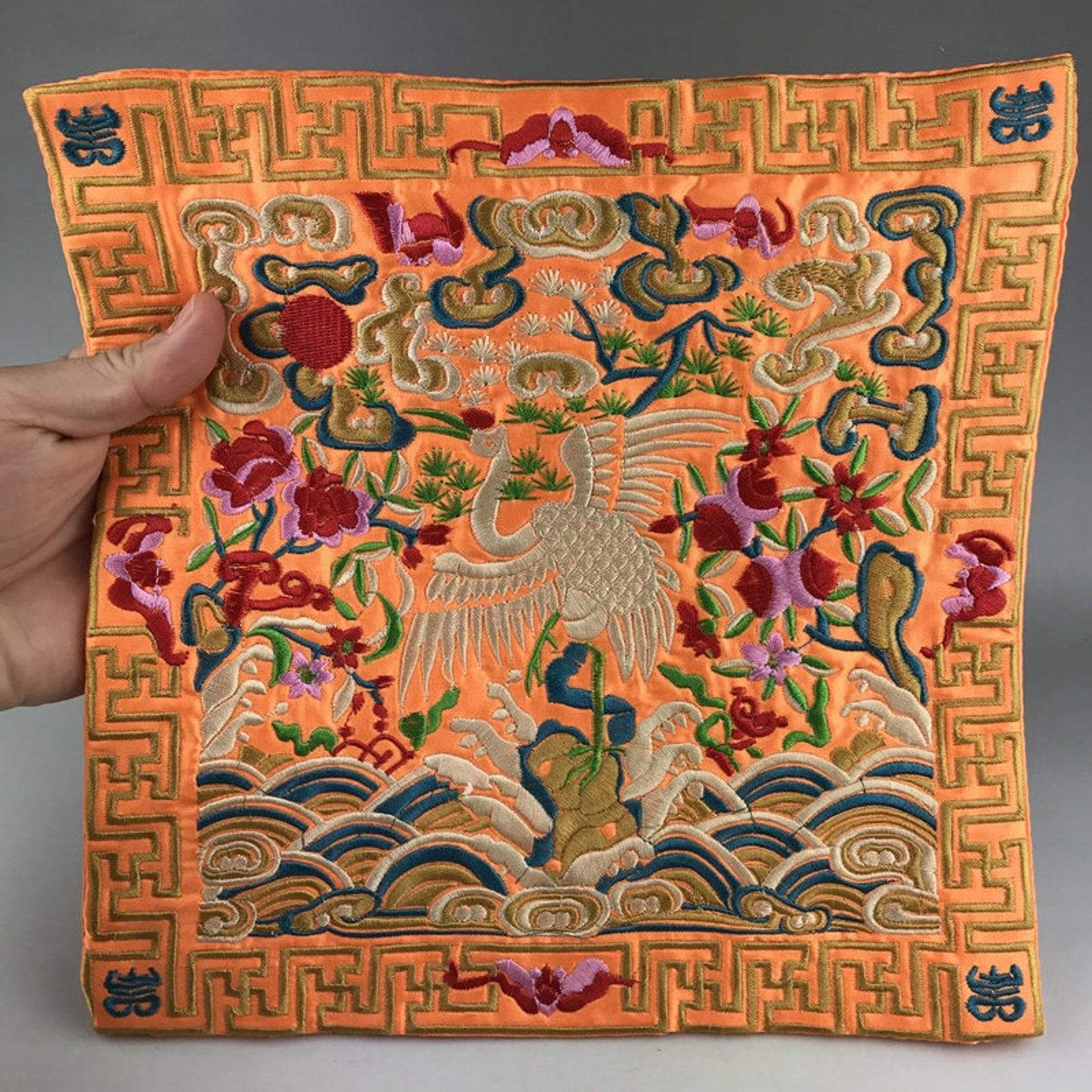 Chinese ancient silk class official embroidered animal pattern | Etsy