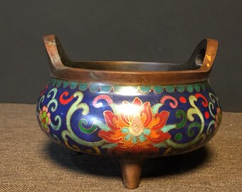 アンティーク七宝焼象香炉ペア: 中国青銅香炉 - Etsy 日本 アンティーク七宝焼象香炉ペア: 中国青銅香炉 - Etsy 日本