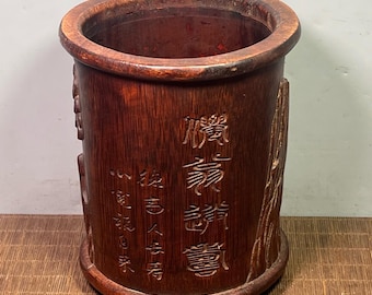 【 銅彫金手付香炉 25cm 】　貝藻文刻　清朝　中華古玩　　L1229A 銅彫金手付香炉 25cm 】 貝藻文刻 清朝 中華古玩 L1229A