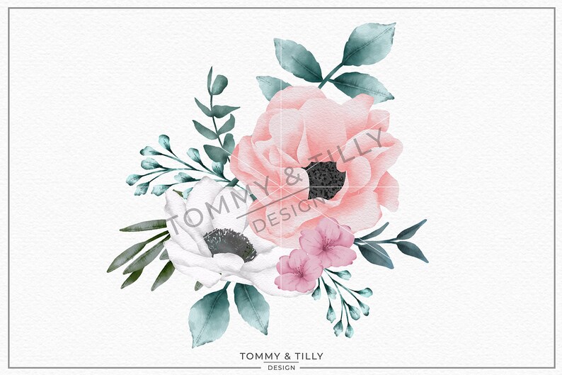 Download Sublimation Summer Flower Bouquet No.1 Design PNG Digital ...