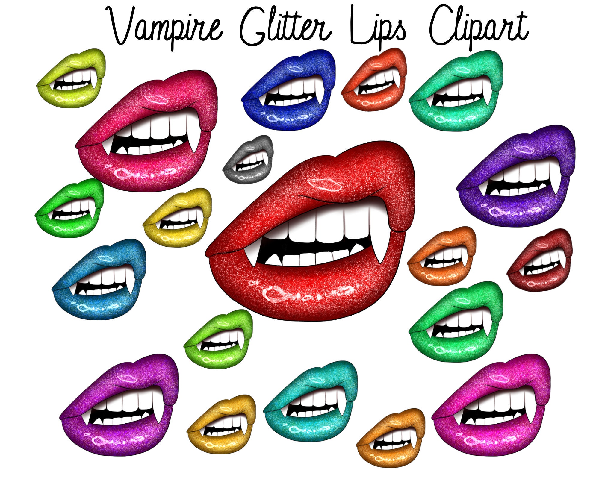 Halloween Clipart Vampire Glitter Lips Clipart Png Art My XXX Hot Girl