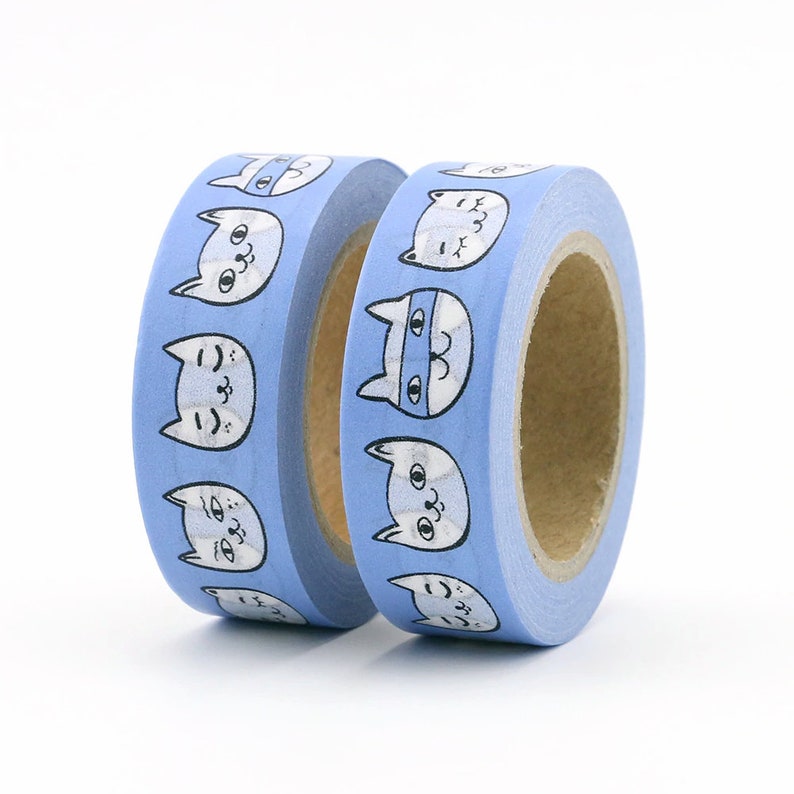 Masking tape washi tape chats kawaii image 2