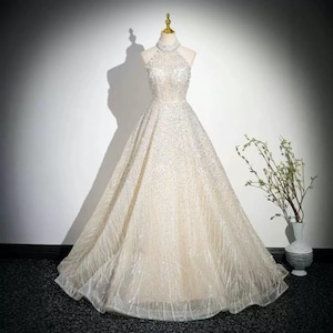 High Quality luxury sequins evening dress,Bridesmaid gown,Sweetheart Gowns,Fairy prom dress,Wedding dress,Princess dress,Elegant party dress
