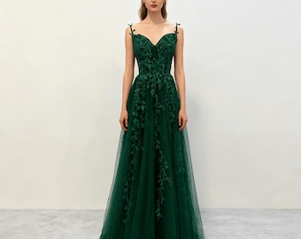 Forest Green Shoulders off Cotton Gorgeous Furfur Dress Big Bow Prom Gown  Buttoned Up - Etsy