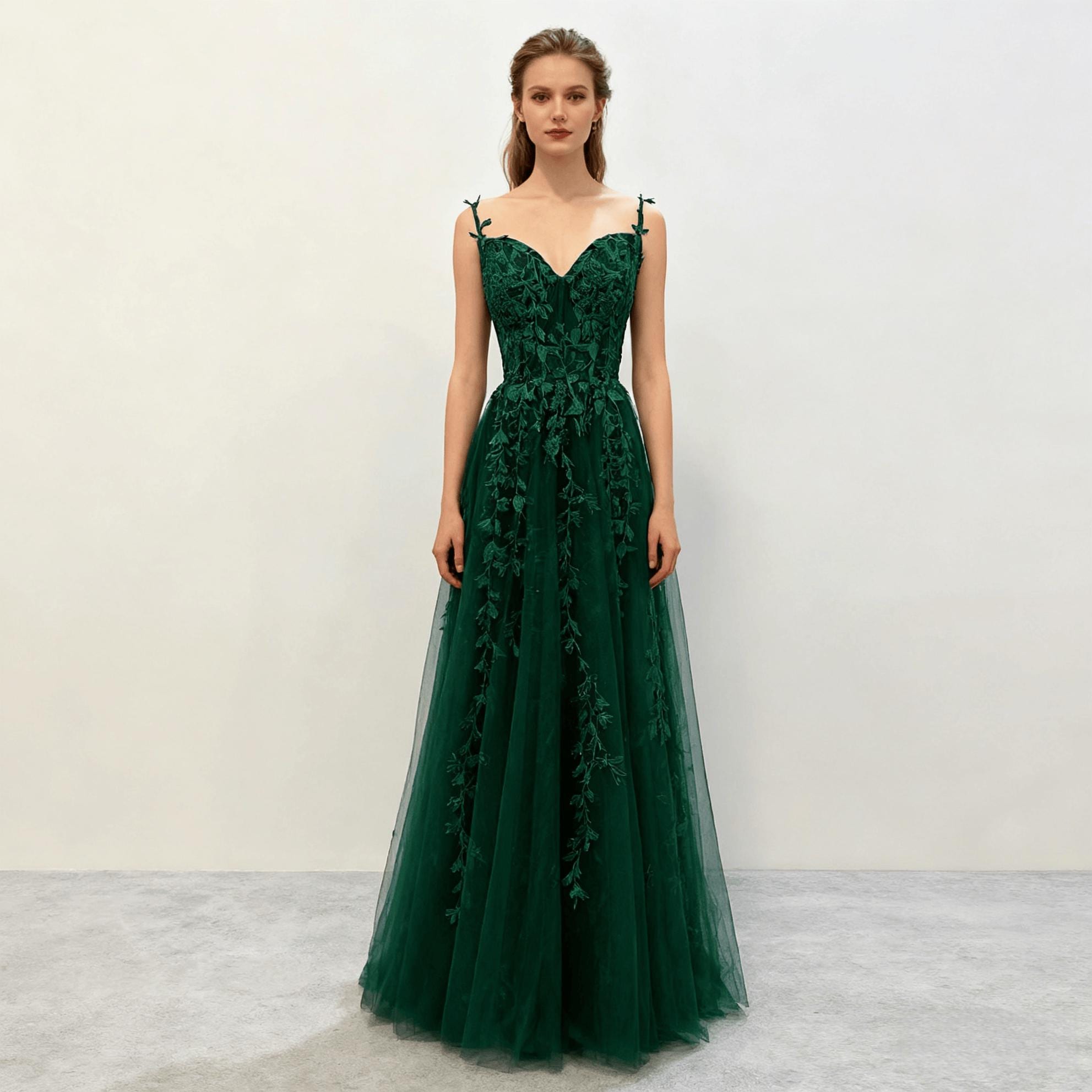 Green applique V Neck A-line Prom Dress,Wedding party dress,Princess Prom dress,Bridesmaid gown,Embroidery dress,Formal evening Dress,Dress Green applique V Neck A-line Prom Dress,Wedding party dress,Princess Prom dress,Bridesmaid gown,Embroidery dress,Formal evening Dress,Dress