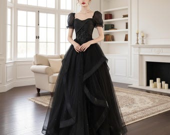 strapless open back dress Emily Maxi Dress Black