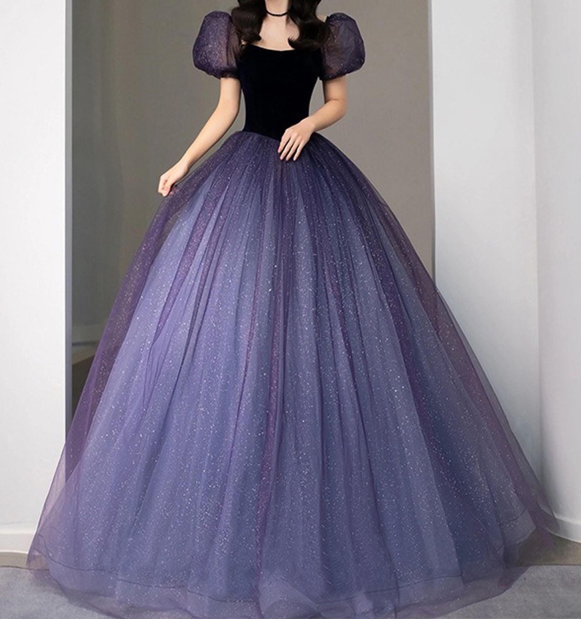 Purple Formal Evening Prom Dress,sweetheart Gowns,fairy Prom Dress