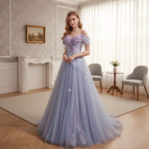 dreamy fairy dress Dreamy Off-Shoulder Sequins Prom Dress Birdal Dress M I Retro Fairy