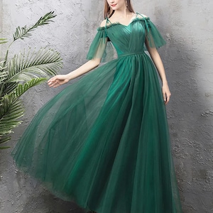 Green Fairy prom dress,Formal Evening dress,Wedding party dress,Princess prom dress,Elegant party dress,Bridesmaid gown,Graduation dress