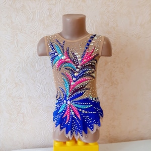 RG leotard/Custom Made Girls Rhythmic Gymnastics Leotard, acrobatics,  新体操レオタード