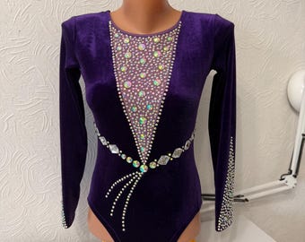RG leotard/Custom Made Girls Rhythmic Gymnastics Leotard, acrobatics,  新体操レオタード