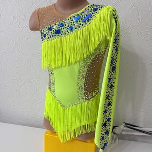 RG leotard/ Custom Made Girls Rhythmic Gymnastics Leotard, acrobatics,  新体操レオタード