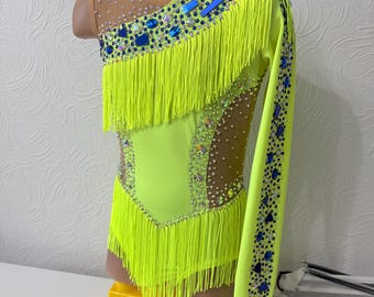 RG leotard/ Custom Made Girls Rhythmic Gymnastics Leotard, acrobatics,  新体操レオタード