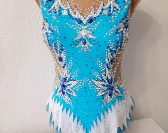 RG leotard/ Custom Made Girls Rhythmic Gymnastics Leotard, acrobatics,  新体操レオタード