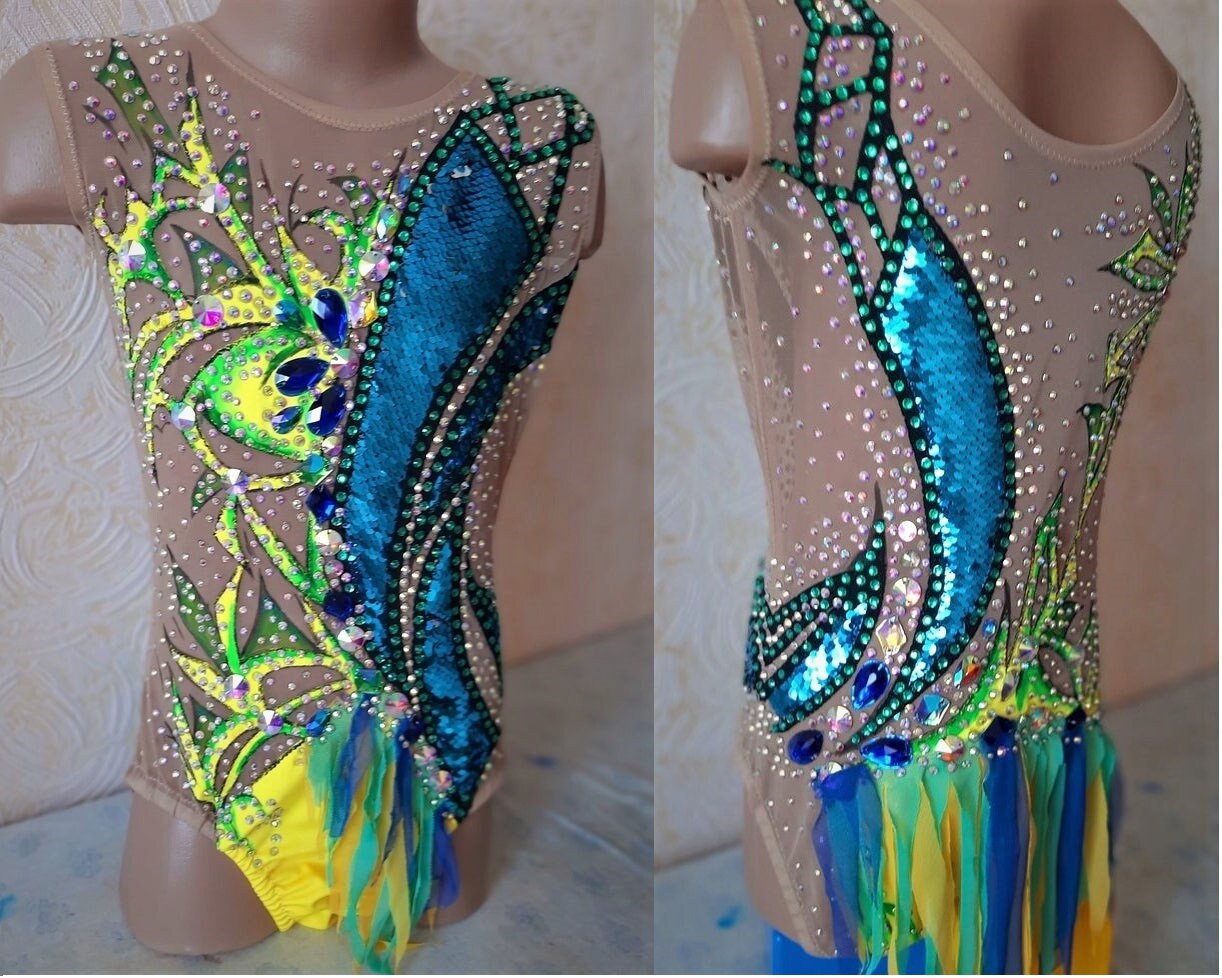 RG Leotard/ Custom Made Girls Rhythmic Gymnastics Leotard - Etsy