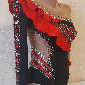 RG leotard/ Custom Made Girls Rhythmic Gymnastics Leotard, acrobatics,  新体操レオタード