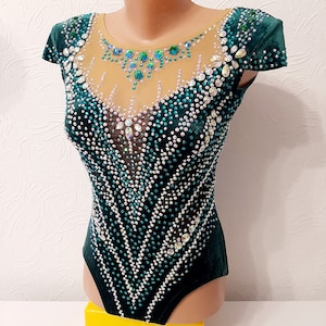 RG leotard/ Custom Made Girls Rhythmic Gymnastics Leotard, acrobatics,  新体操レオタード