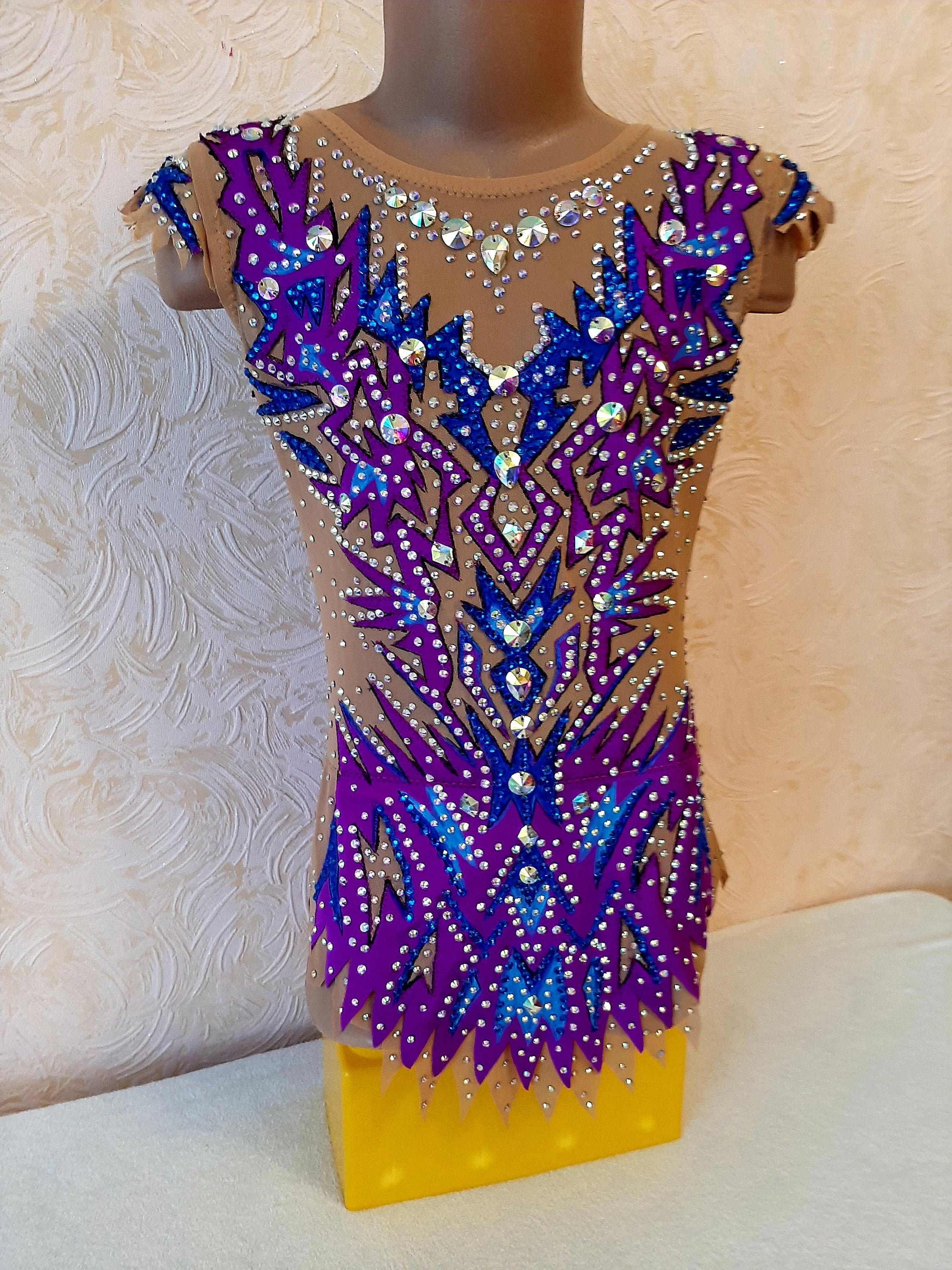 RG leotard/ Custom Made Girls Rhythmic Gymnastics Leotard Etsy