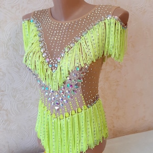 RG leotard/Custom Made Girls Rhythmic Gymnastics Leotard, acrobatics,  新体操レオタード
