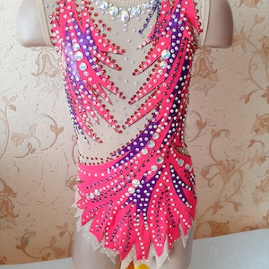 RG leotard/ Custom Made Girls Rhythmic Gymnastics Leotard, acrobatics,  新体操レオタード
