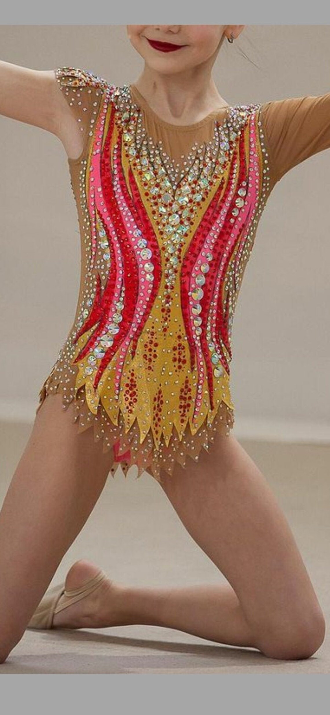 RG leotard/ Custom Made Girls Rhythmic Gymnastics Leotard Etsy