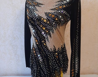 RG leotard/ Custom Made Girls Rhythmic Gymnastics Leotard, acrobatics,  新体操レオタード
