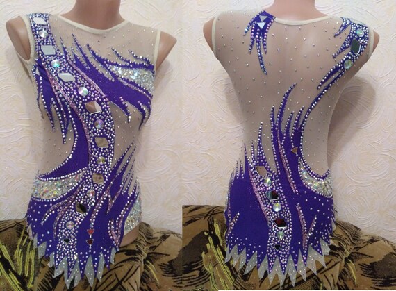 Under the order Rhythmic gymnastics leotard custom made girls