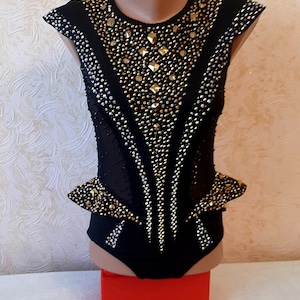 RG leotard/ Custom Made Girls Rhythmic Gymnastics Leotard, acrobatics,  新体操レオタード
