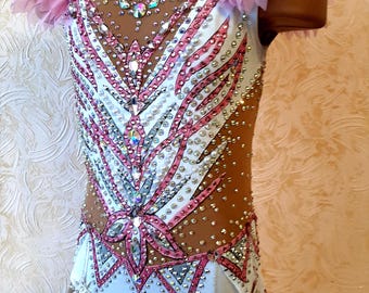RG leotard/ Custom Made Girls Rhythmic Gymnastics Leotard, acrobatics,  新体操レオタード