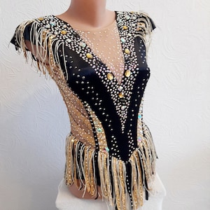 RG leotard/ Custom Made Girls Rhythmic Gymnastics Leotard, acrobatics,  新体操レオタード