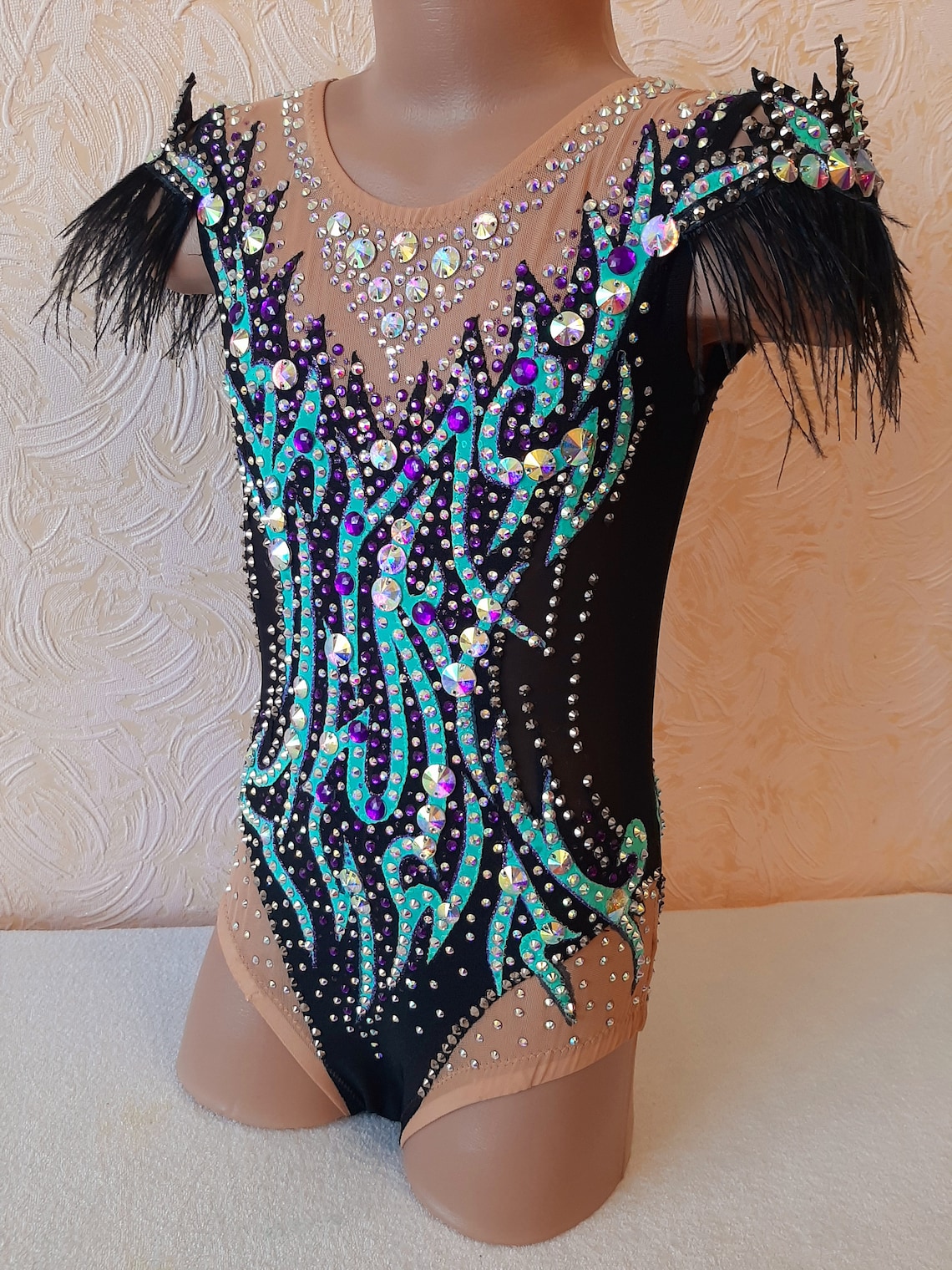 RG leotard/ Custom Made Girls Rhythmic Gymnastics Leotard Etsy