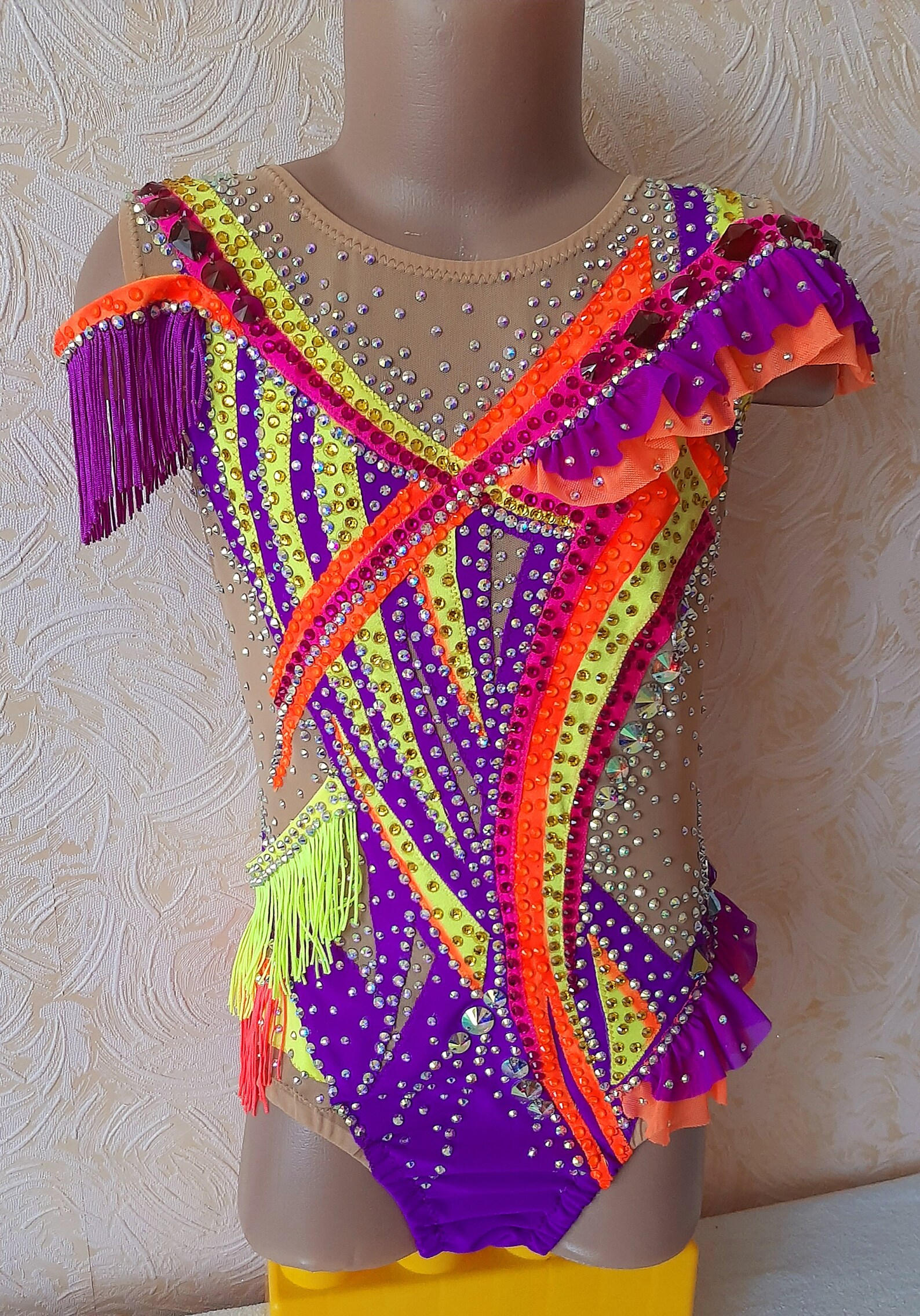 Rg Leotard Custom Made Girls Rhythmic Gymnastics Leotard Etsy