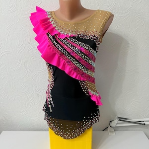RG leotard/ Custom Made Girls Rhythmic Gymnastics Leotard, acrobatics,  新体操レオタード