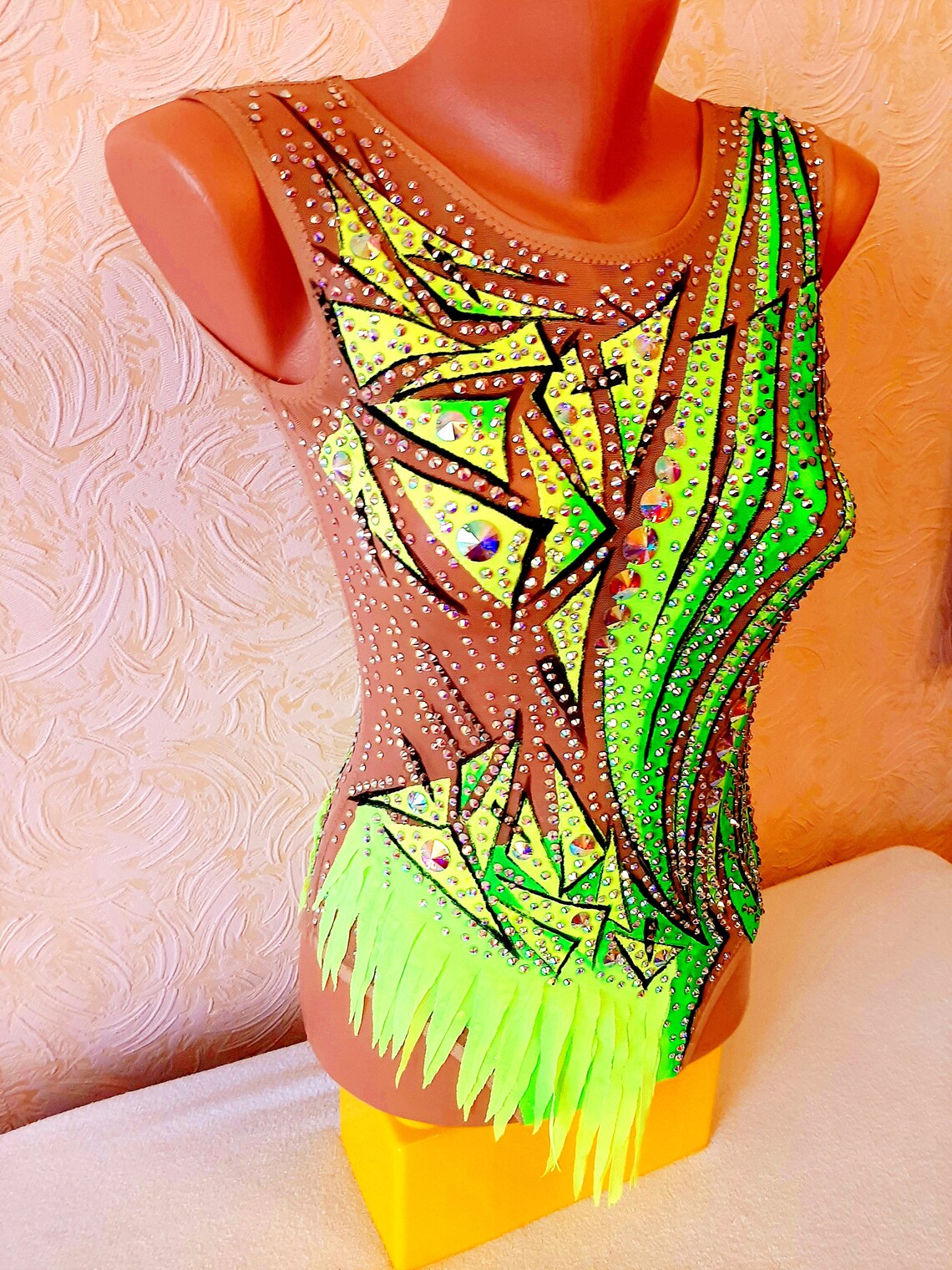 Rg Leotard Custom Made Girls Rhythmic Gymnastics Leotard Etsy