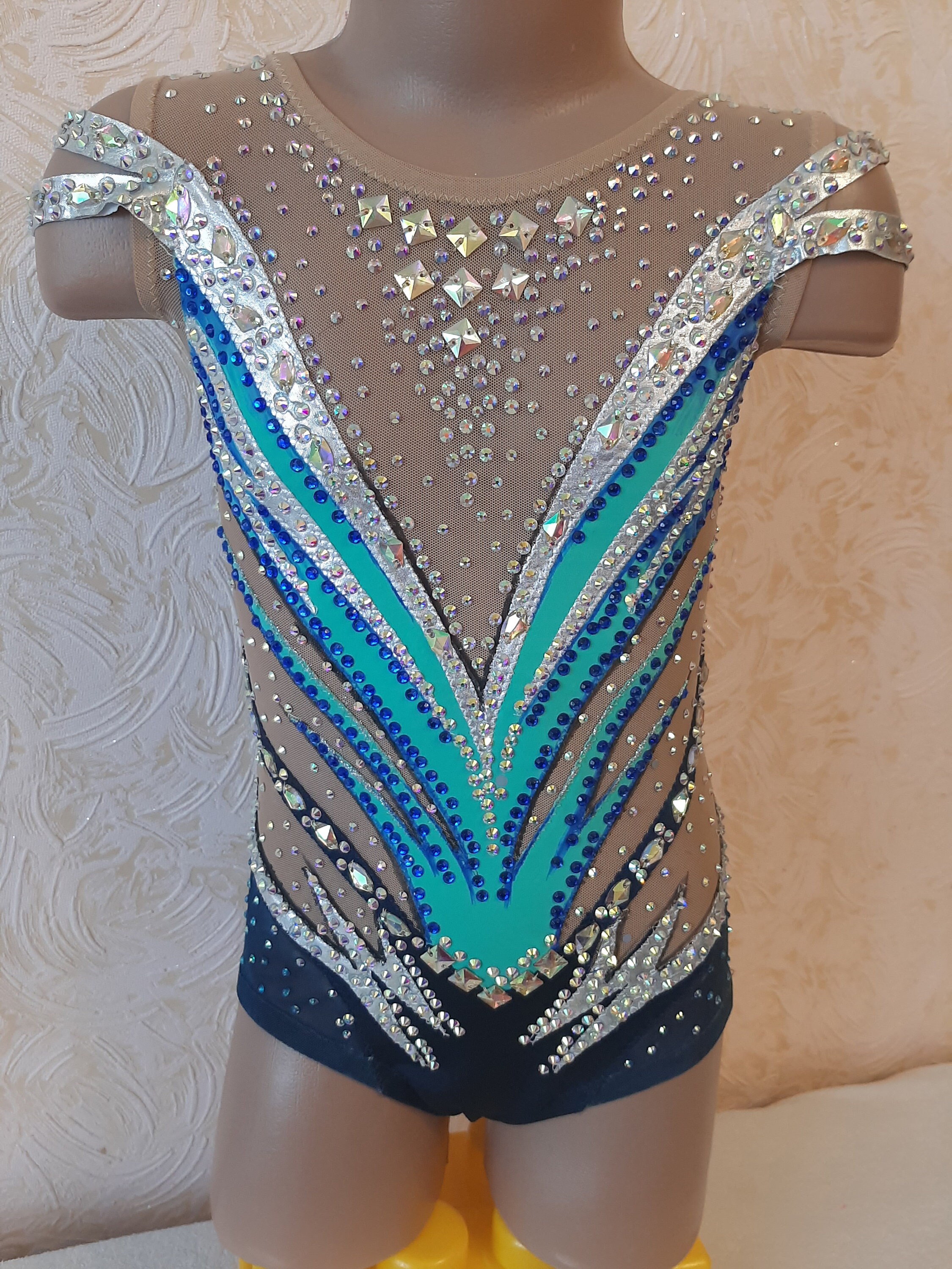 5-7 Year Old, 115-120cm Custom Made Girls Rhythmic Gymnastic