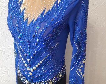 Custom Made Girls Rhythmic Gymnastic Leotard, jumpsuit or rhythmic gymnastics, acrobatics,  figure skating,  新体操レオタード  / RG Leotard