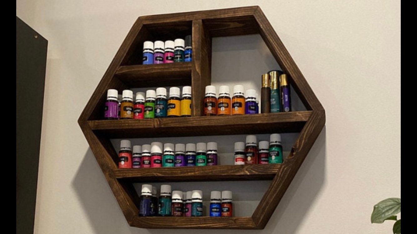 Diy: Edens Garden Essential Oil Storage Shelf