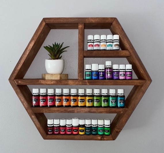 Essential Oil Storage Essential Oil Shelf Large Hexagon Shelf