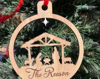 Nativity Christmas ornament