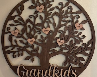 Personalized engraved wooden hearts