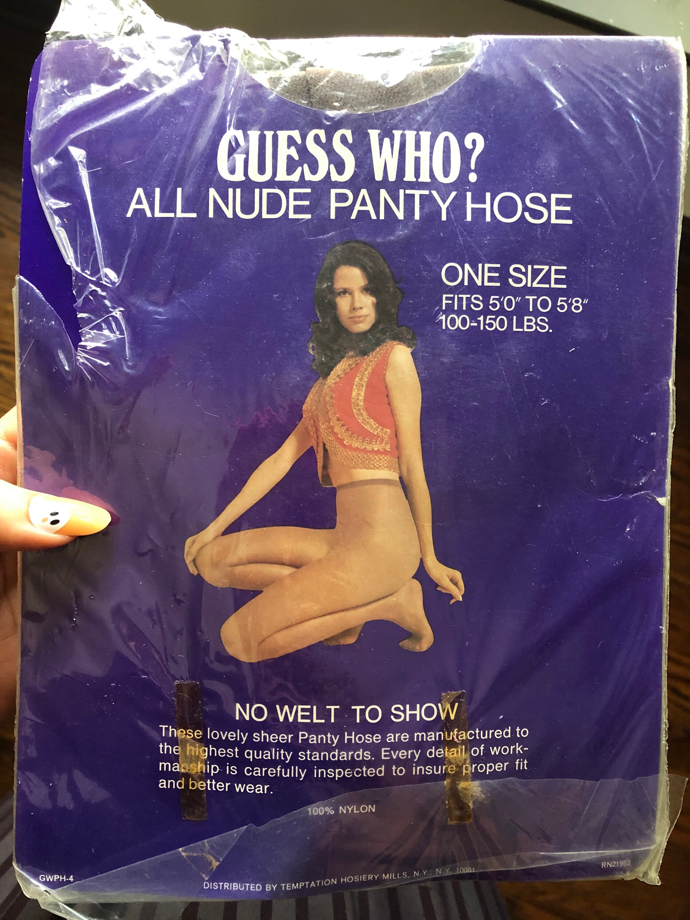 Best 70s Pantyhose Packaging Ever Guess 