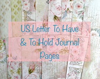 US Letter To Have & To Hold Digital Journal Pages