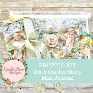 PRINTED KIT: A Garden Story Mini Journal Kit image 1