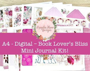 A4 - Digital - Book Lovers Bliss Mini Journal Kit!