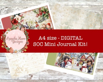 Formato A4 - Kit mini diario DIGITALE Spirito del Natale!