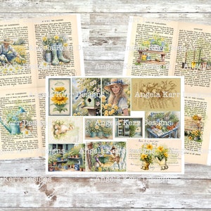 DRUCKSATZ: Ein Garden Story Mini Journal Kit Bild 5