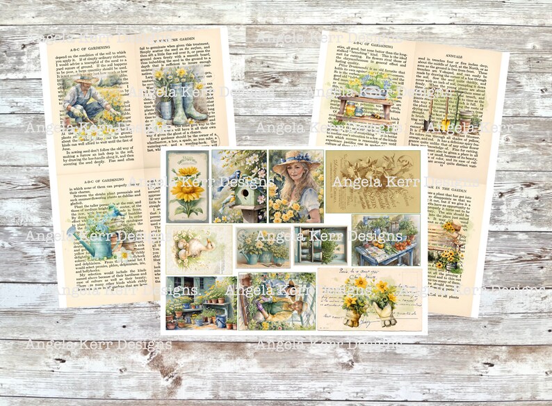 DRUCKSATZ: Ein Garden Story Mini Journal Kit Bild 5